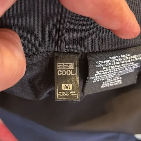 32 DEGREES Cool Golf Tennis Athleisure Skort Black Medium Athleisure Athletic - Picture 7 of 9